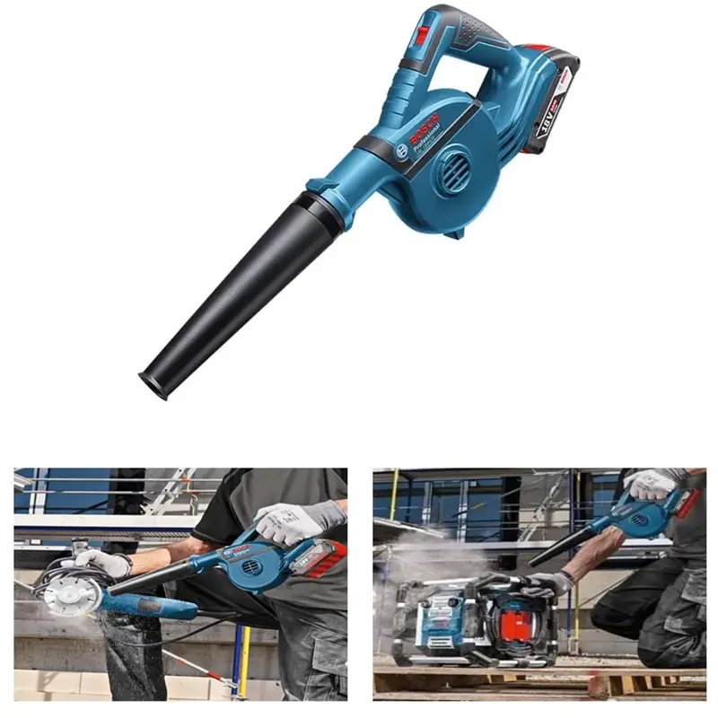 Bosch GBL 18V-120 Professional Cordless Blower with Accessories, 17000 RPM 